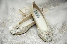 Wedding Shoes Womens Bridal Shoes Ballet Flats Womens by Pink2Blue