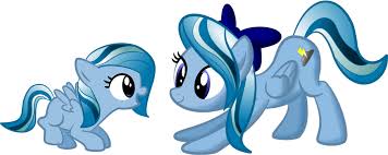 Lightning Breeze and her Filly Self by *TeasIe on deviantART - lightning_breeze_and_her_filly_self_by_teasie-d5w9psj