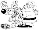 Reindeer coloring page