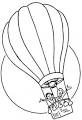Hot Air Balloon coloring page