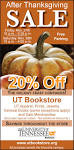 Don't Miss the UT Bookstore After Thanksgiving Sale | Tennessee Today