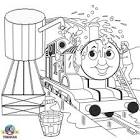 Thomas the train coloring page