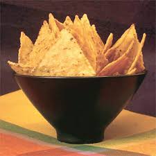 Homemade corn chips