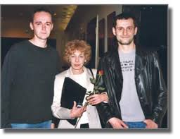 Award Winner Boris Chlebnikov and Aleksej Popogrebskij with the Artistic Director Swetlana Sikora