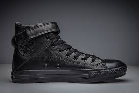 converse all black leather : ShieldsDESIGN
