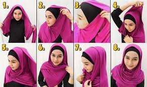 Tutorial foto gambar model jilbab pashmina untuk pesta dan cara ...