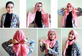 10 Gaya Hijab Segi Empat Yang Beda. Mulai Hijab Buat Pipi Chubby ...