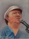 Liam Clancy, Pastel on paper, 50 x 40 cm by Joseph Fogarty - jf0202