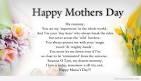 Mothers day poem sms | OJ Installations