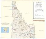 Reference Map of Idaho, USA - Nations Online Project