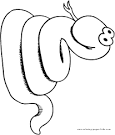 Snake coloring page