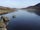 A frozen Loch Lee. Looking towards the weir and ruined kirk. - via Daymix