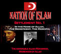 AsSalaam Alaikum - Welcome to Nation of Islam - Settlement No. 1