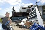 The aftermath of brutal Cyclone Marcia: Residents in Queensland.