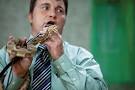 Randy “Mack” Wolford handles a rattlesnake during a worship service at the ... - Pond_Feature_Snake_Mic_SS