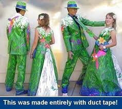 duct tape prom dress