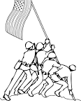 Flag Day coloring page