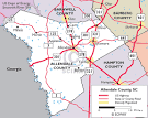 Maps of Allendale County, South Carolina SC