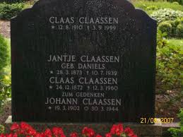 Grab von Johann Claassen (19.03.1902-30.03.1944), Friedhof Norden ... - na077