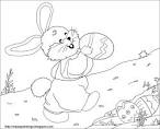 Bunny coloring page