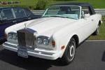 Rolls-Royce Corniche Convertible - White with Blue Top - Front Angle