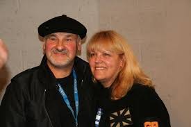 Paul Carrack beim Interview-Foto mit Lidia Antonini vom HR3.