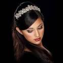 If you are going to wear a tiara, make your tiara as a focal point by ... - long-black-hairstyle-with-bridal-tiara
