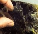 Muscovite with basal cleavage
