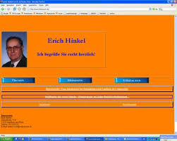 Zu sehen ist ein Screenshot der Homepage von Erich Hinkel