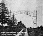 Chapter 24., Map
le Hill Cemete ...