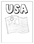 Fourth Of July coloring page