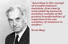 Ernst Mayr quotations, sayings