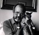 Above with his cat, below with Jim Garver - DavidWickensCat