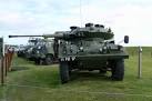 The Fox Reconnaissance Vehicle. Other vehicles visible are the 3 ton Bedford - via Daymix