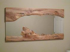 Wood Mirror - Item # 105- Live Edge Wall Mirror - Unique Mirror ...