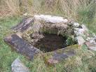 Virtue Well. Chalybeate spring on Harelaw Moor. Iron rich water, and judging - via Daymix
