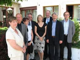 von rechts: Franz Leopold, Hans Neumair, Jürgen Wunderlich, Barbara Dilberowic, Landesvorsitzender Wolfgang Lambl, Marlies Steppacher, Klaus Hlawatsch, ...