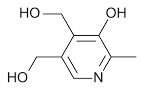 File:<b>Pyridoxine</b> structure