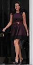 Kelly Brook shows off new raven hair colour at launch of Magnum