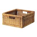 BRANÄS Basket - rattan, 12 ½x13 ¾x6 ¼ " - IKEA