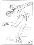 Ice Skating coloring page