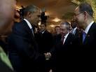 Obama meets Castro at Summit of the Americas in Panama City - The.