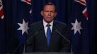 Prime Minister Tony Abbott vows to crack down on terrorism in.