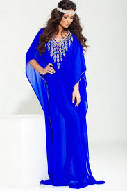 Give Royal Look with Blue Colored Abaya � Girls Hijab Style ...