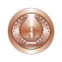 Bronze Medal Sticker from Zazzle.