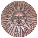 Sun Face Wall Plaque - contemporary - outdoor decor - - by Hayneedle
