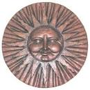 Sun Face Wall Plaque - contemporary - outdoor decor - - by Hayneedle