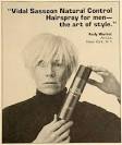 Vintage Vidal Sassoon advert,