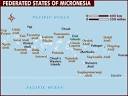 Map of Federated States of Micronesia