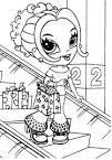 Lisa Frank coloring page